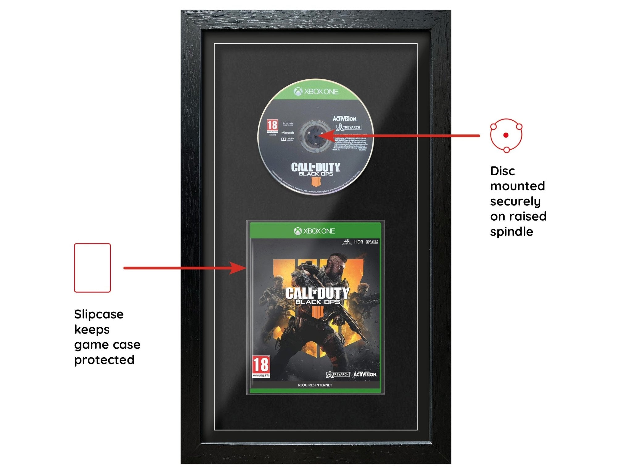 Call of Duty: Black Ops IIII (Xbox One) Exhibition Range Framed Game - Frame-A-Game