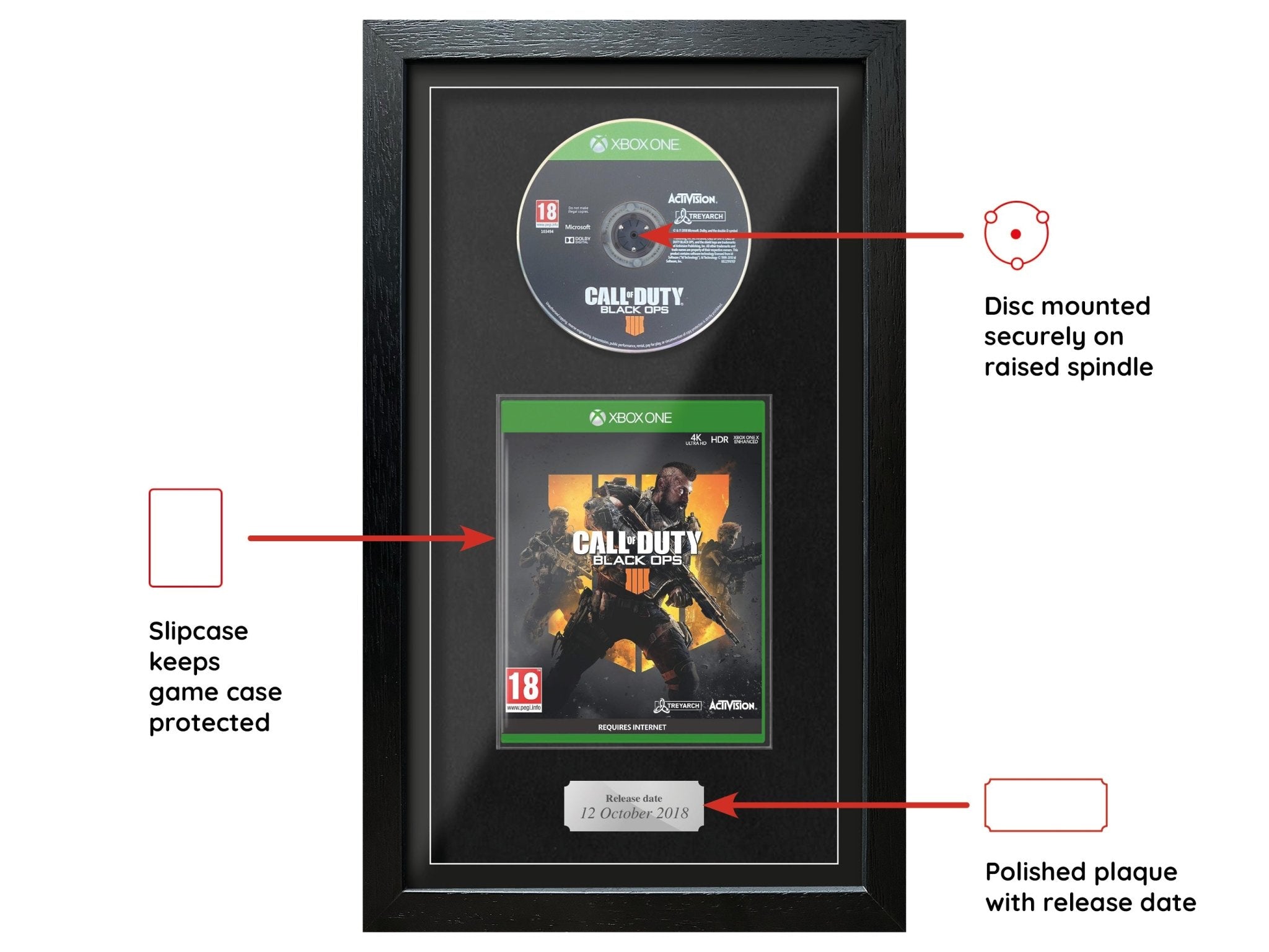 Call of Duty: Black Ops IIII (Xbox One) Exhibition Range Framed Game - Frame-A-Game