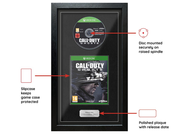 Call of Duty: Ghosts (Xbox One) Exhibition Range Framed Game - Frame-A-Game