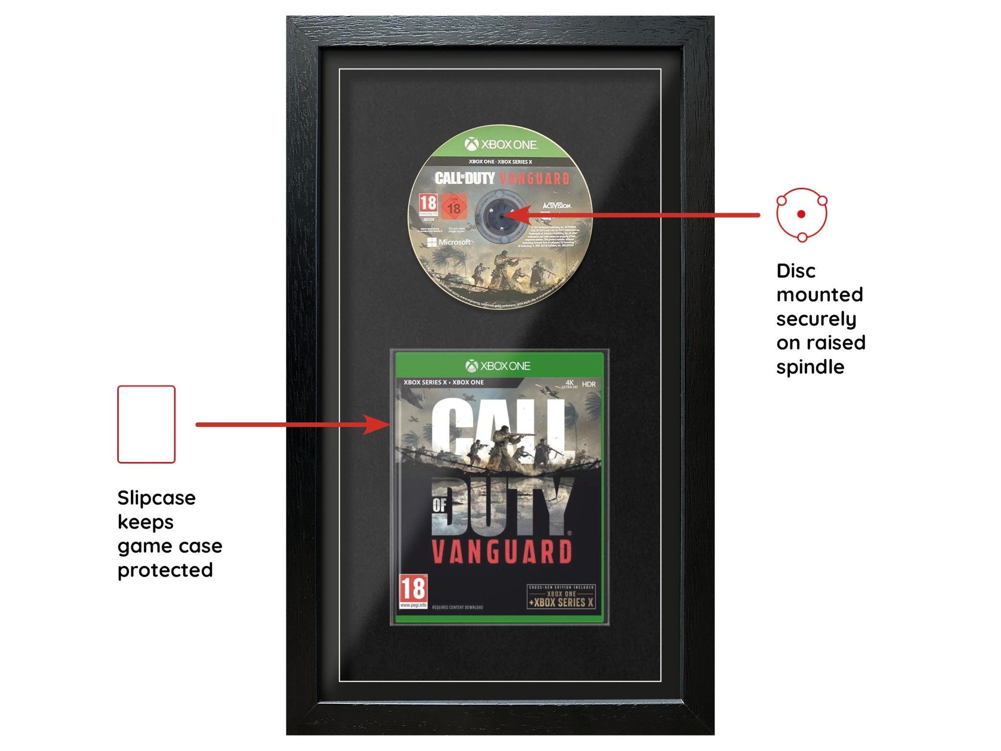 Call of Duty: Vanguard (Xbox One) Exhibition Range Framed Game - Frame-A-Game