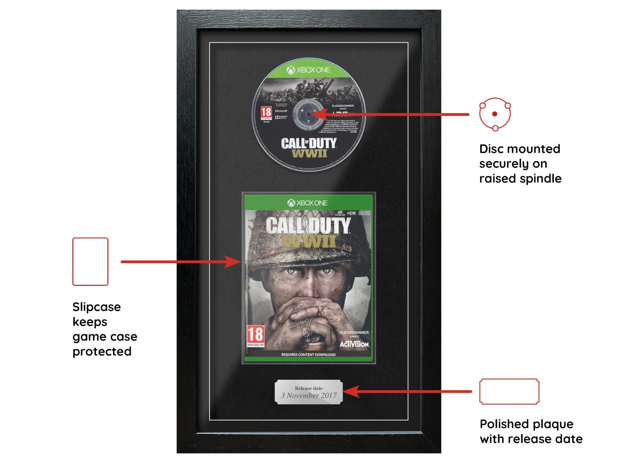 Call of Duty: WWII (Xbox One) Exhibition Range Framed Game