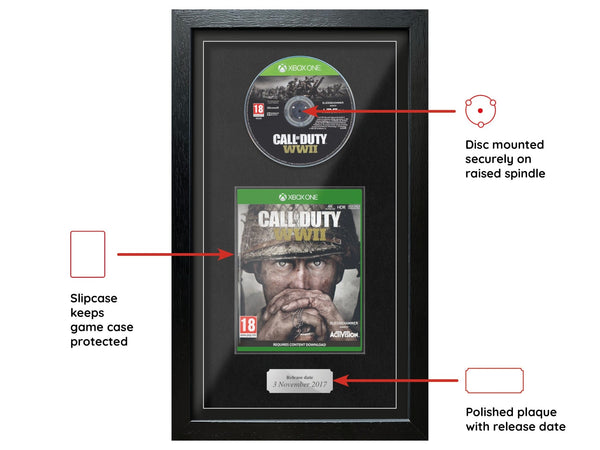 Call of Duty: WWII (Xbox One) Exhibition Range Framed Game - Frame-A-Game