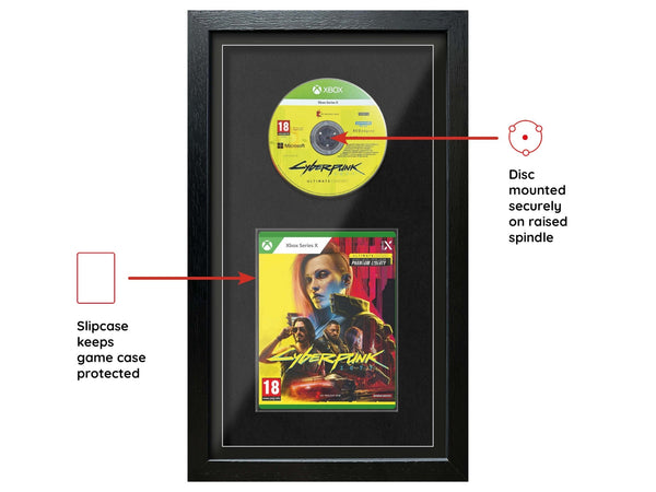 Cyberpunk 2077: Ultimate Edition (Xbox Series) Exhibition Range Framed Game - Frame-A-Game