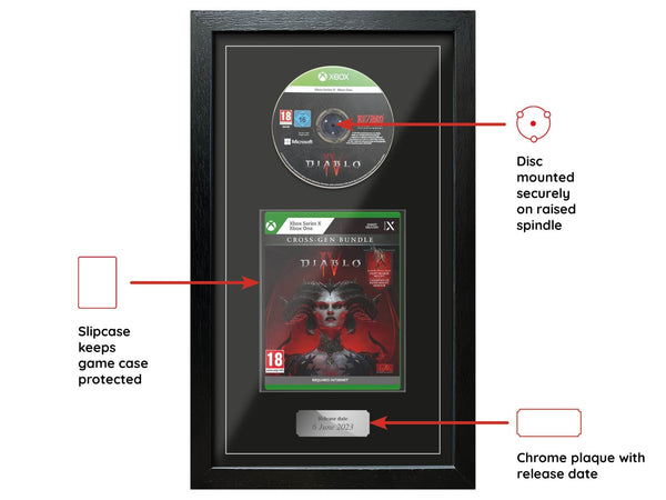 Diablo IV (Exhibition Range) Framed Game - Frame-A-Game
