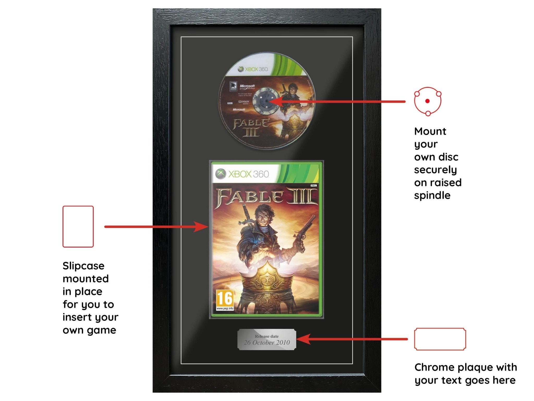 Fable 3 (Exhibition Range) Framed Game - Frame-A-Game
