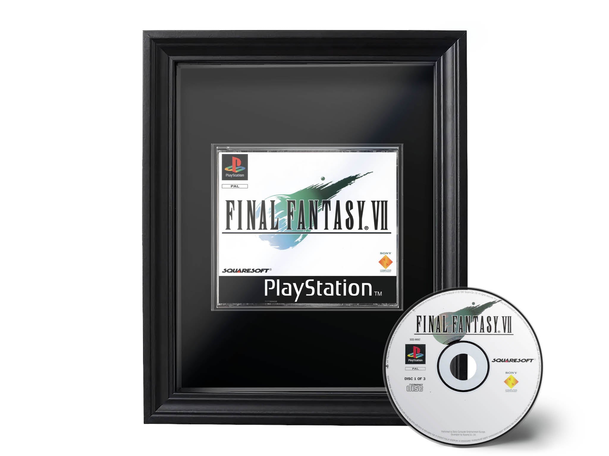 Final Fantasy VII (Showcase Range) Framed Game - Frame-A-Game