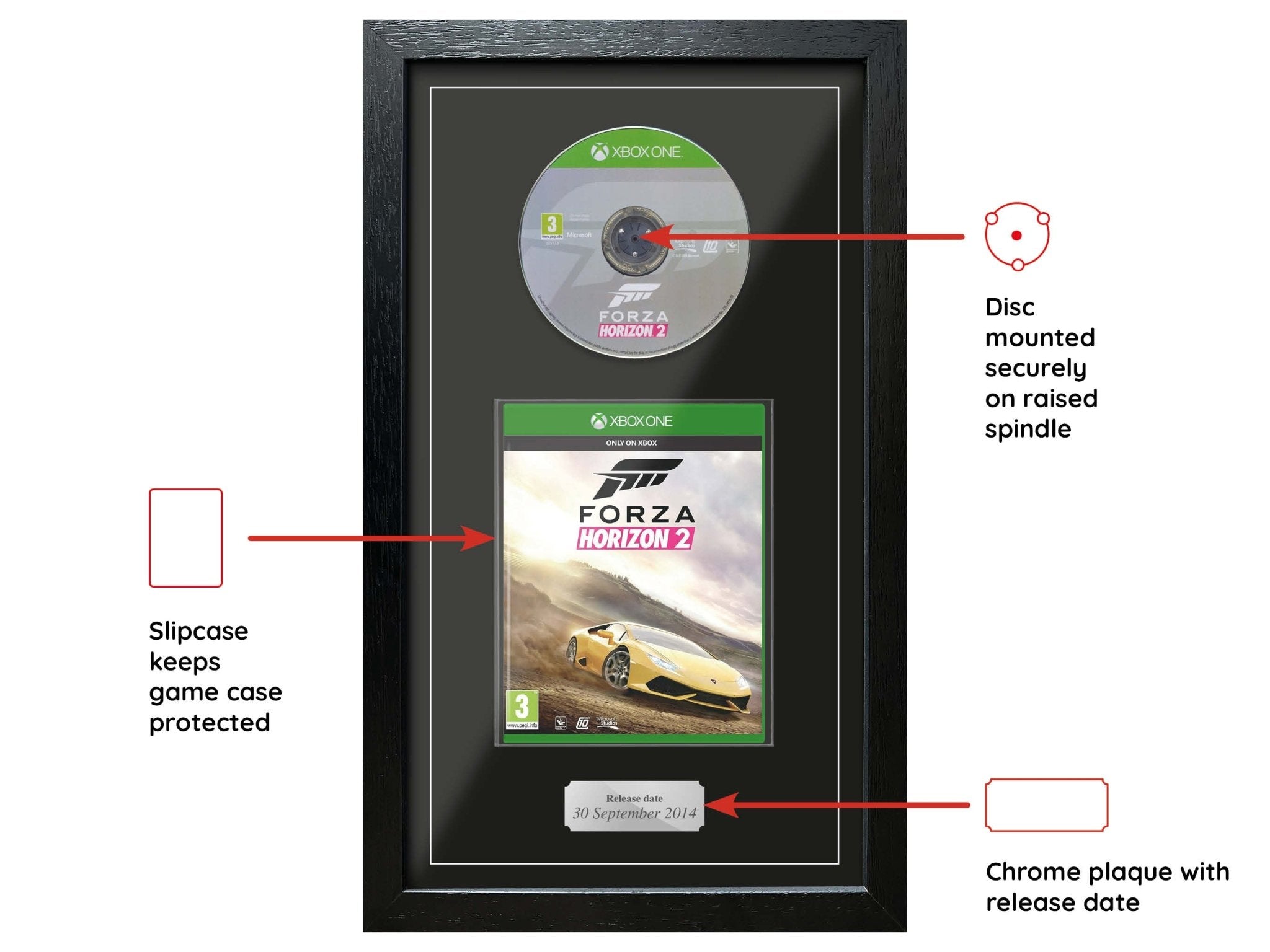 Forza Horizon 2 (Exhibition Range) Framed Game - Frame-A-Game