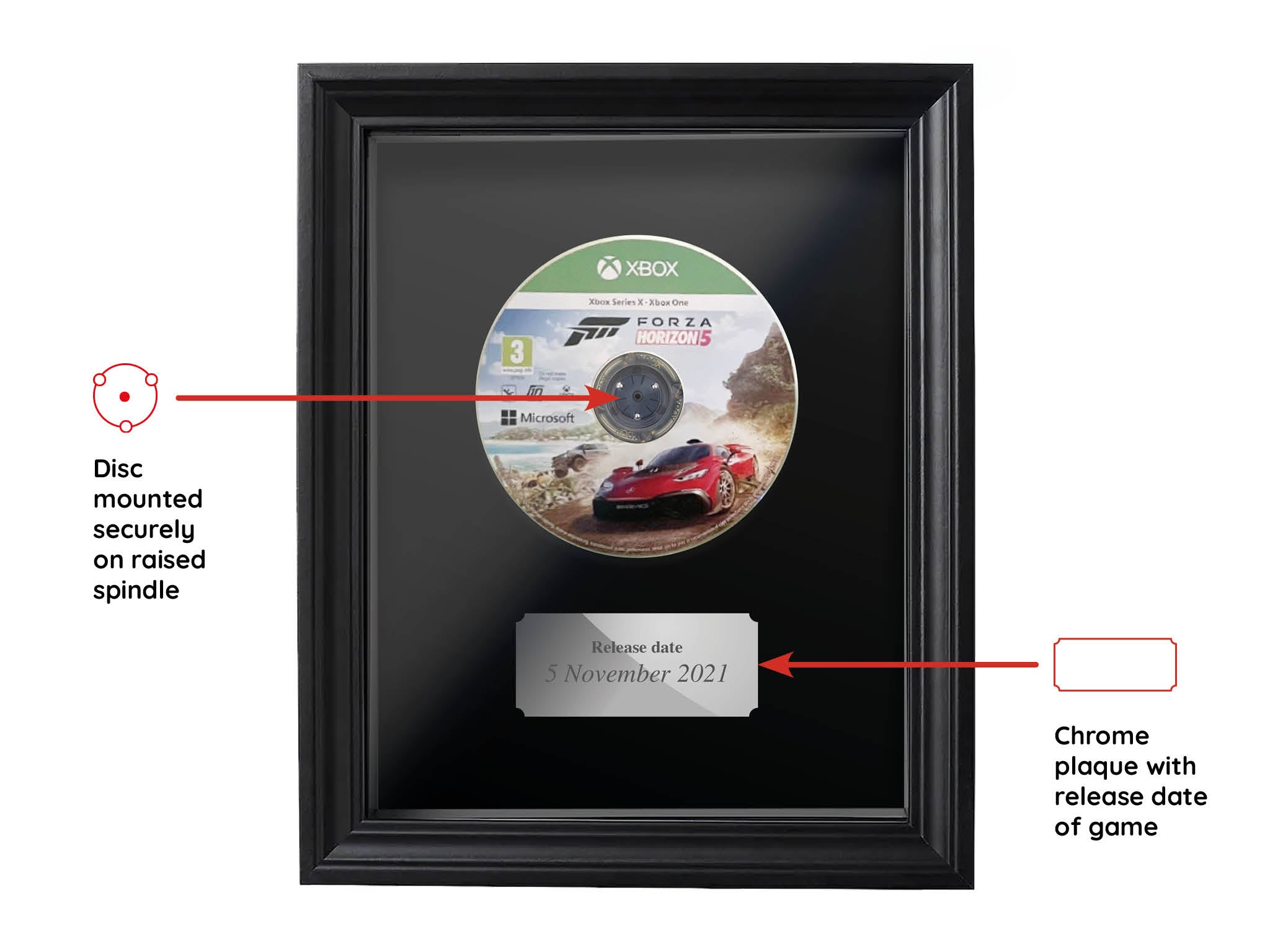 Forza Horizon 5 (Showcase Range) Framed Game - Frame-A-Game