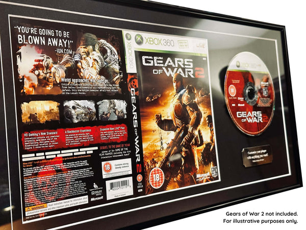 Gears of War 2 (Full Sleeve Range) Framed Game - Frame-A-Game