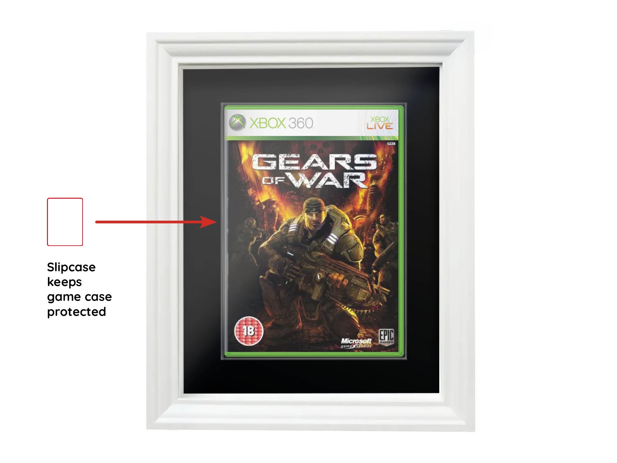 Gears of War (Showcase Range) Framed Game - Frame-A-Game