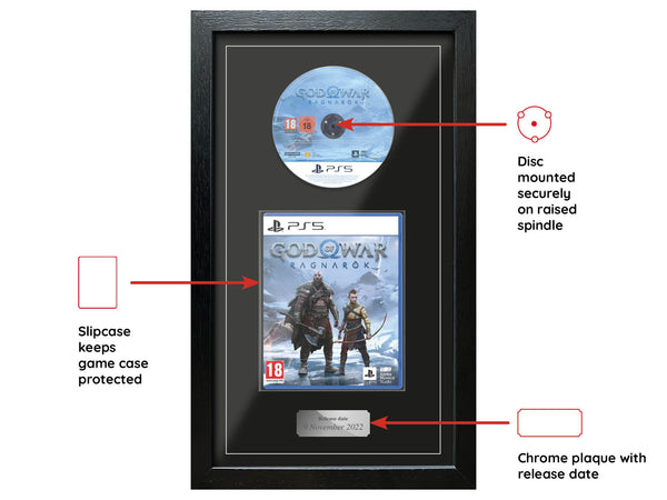 God of War: Ragnarök (Exhibition Range) Framed Game - Frame-A-Game