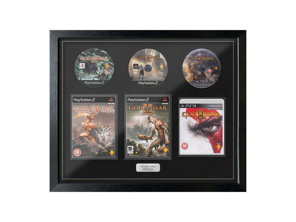 God of War Trilogy (Exhibition Range) Framed Games - Frame-A-Game