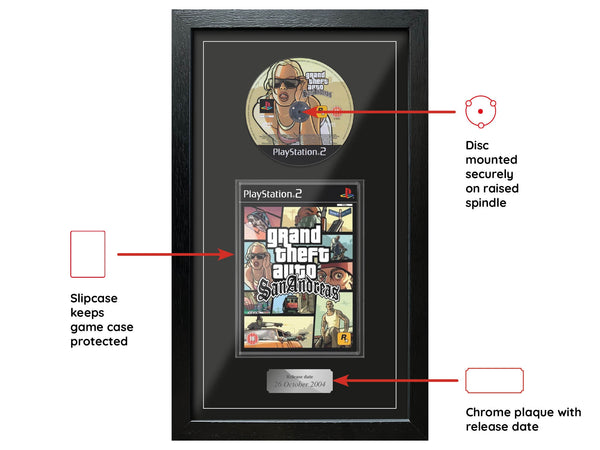 GTA San Andreas (Exhibition Range) Framed Game - Frame-A-Game