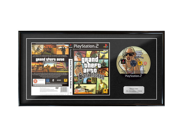 GTA San Andreas (Full Sleeve Range) Framed Game - Frame-A-Game