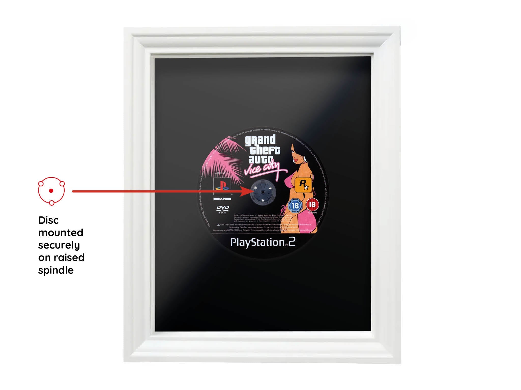 GTA Vice City (PS2) Framed Game - Frame-A-Game