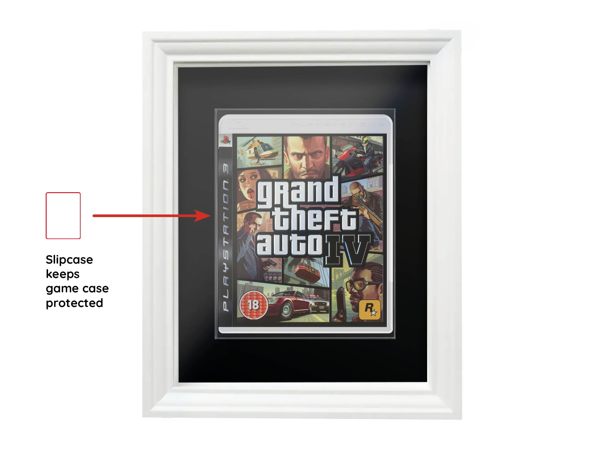 GTA4 (Showcase Range) Framed Game - Frame-A-Game