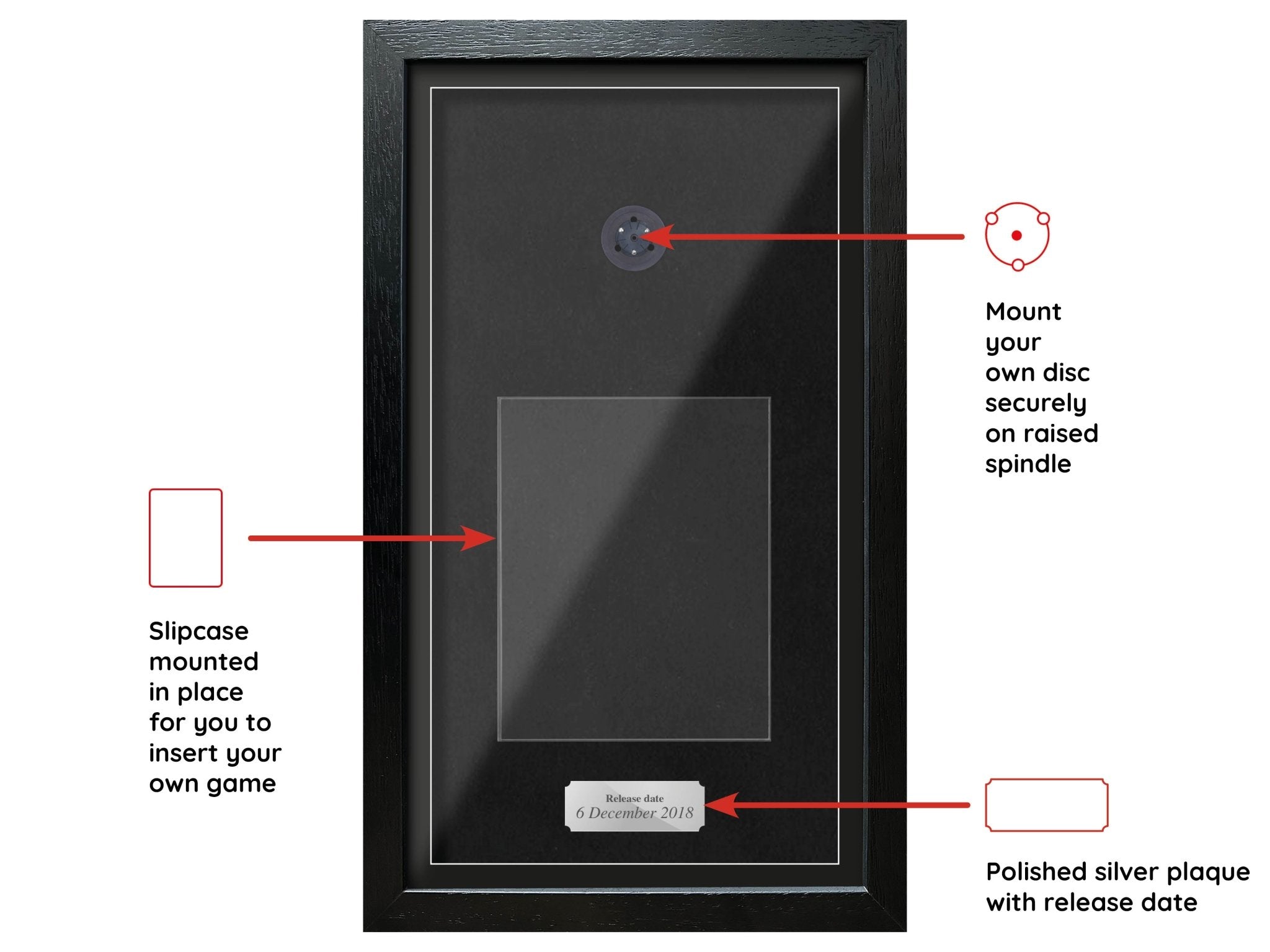 Hades (PS5) Exhibition Range Framed Game - Frame-A-Game