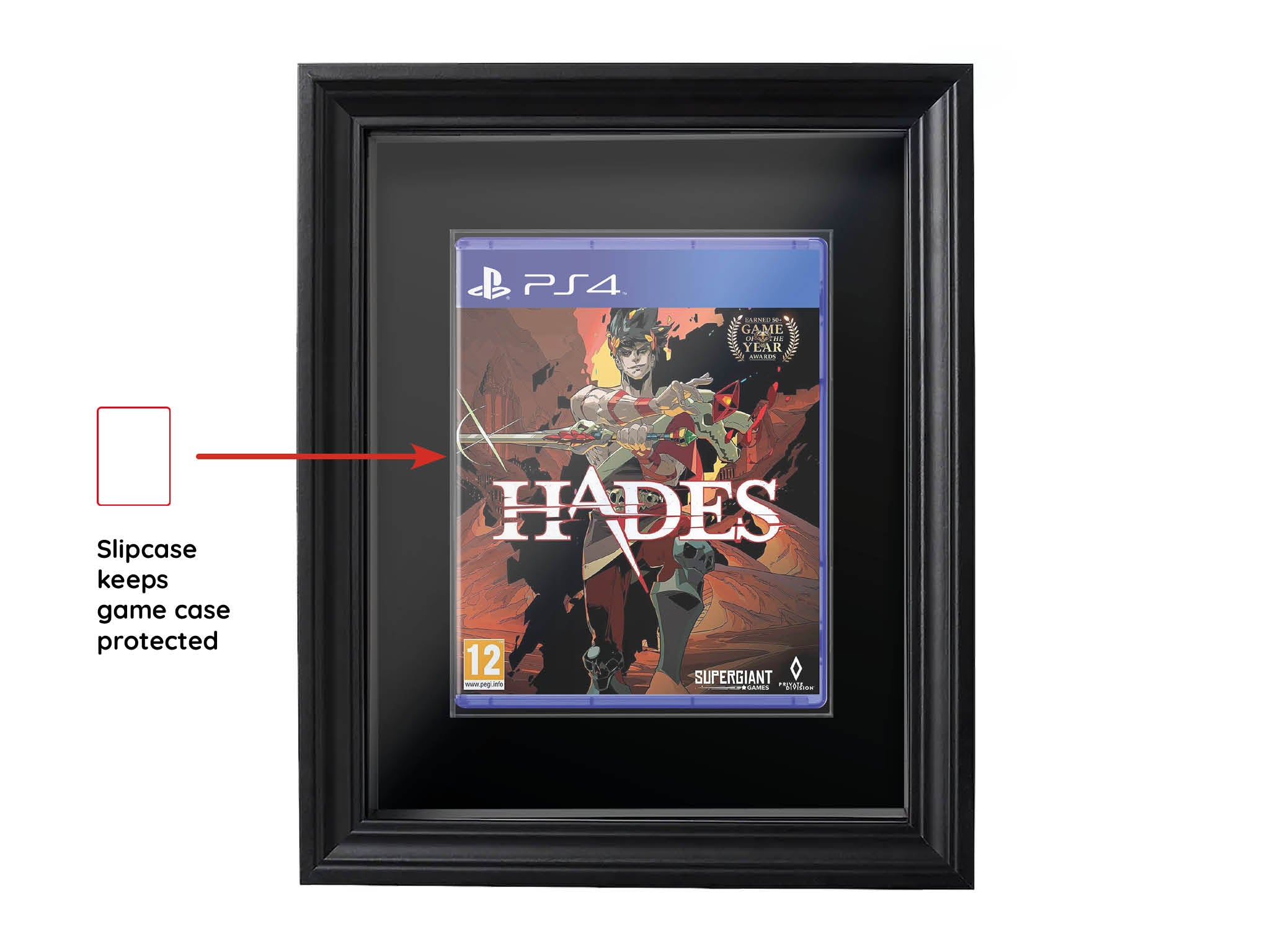 Hades (Showcase Range) Framed Game - Frame-A-Game