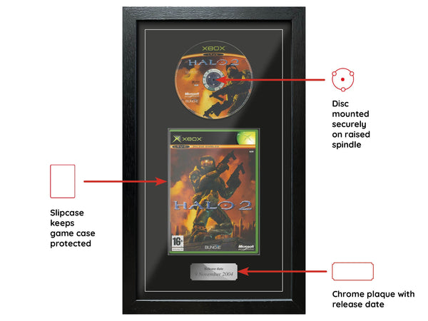 Halo 2 (Exhibition Range) Framed Game - Frame-A-Game