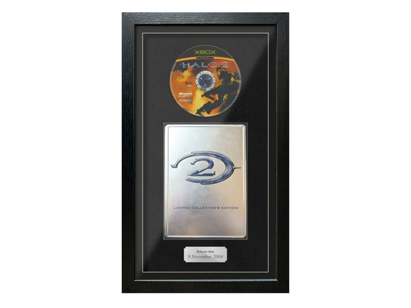 Halo 2 Steelbook Edition (Exhibition Range) Framed Game - Frame-A-Game