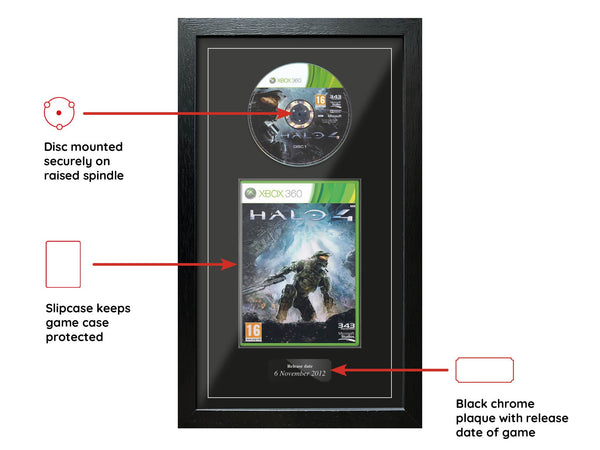Halo 4 (Exhibition Range) Framed Game - Frame-A-Game
