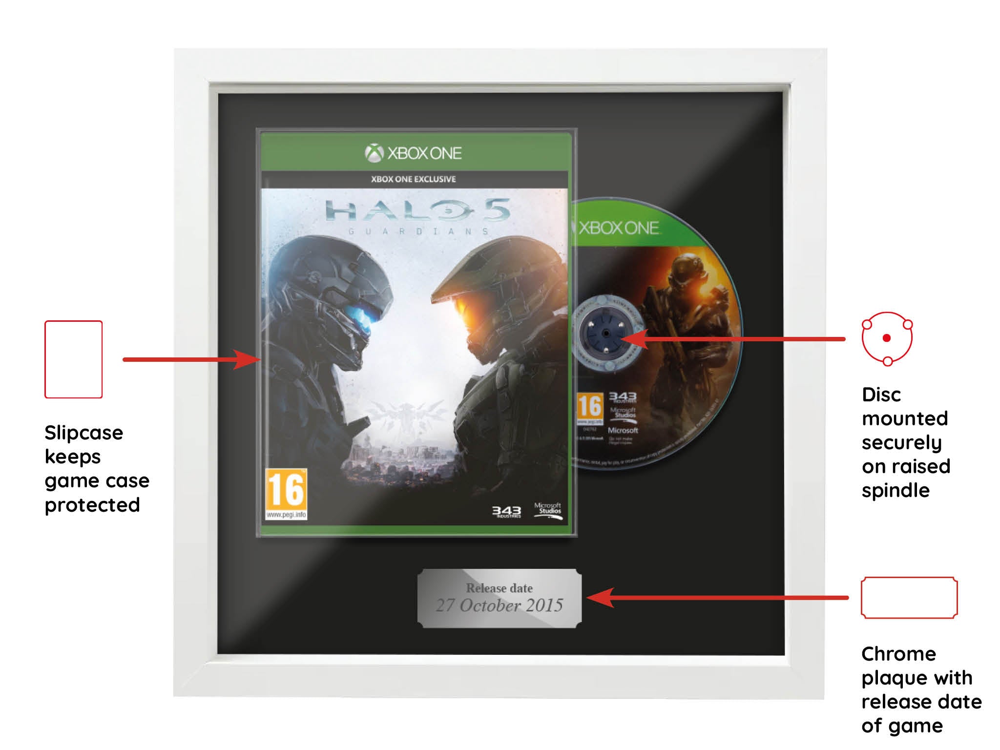 Halo 5 (Combined Range) Framed Game - Frame-A-Game