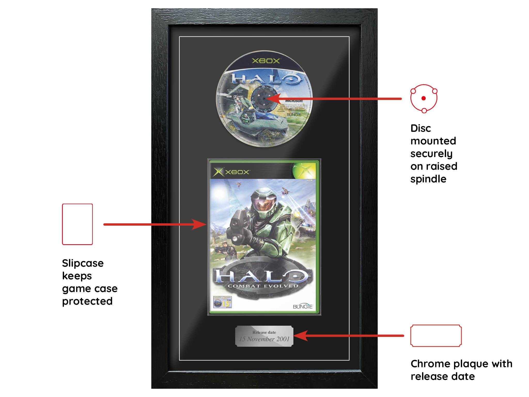 Halo: Combat Evolved (Exhibition Range) Framed Game - Frame-A-Game