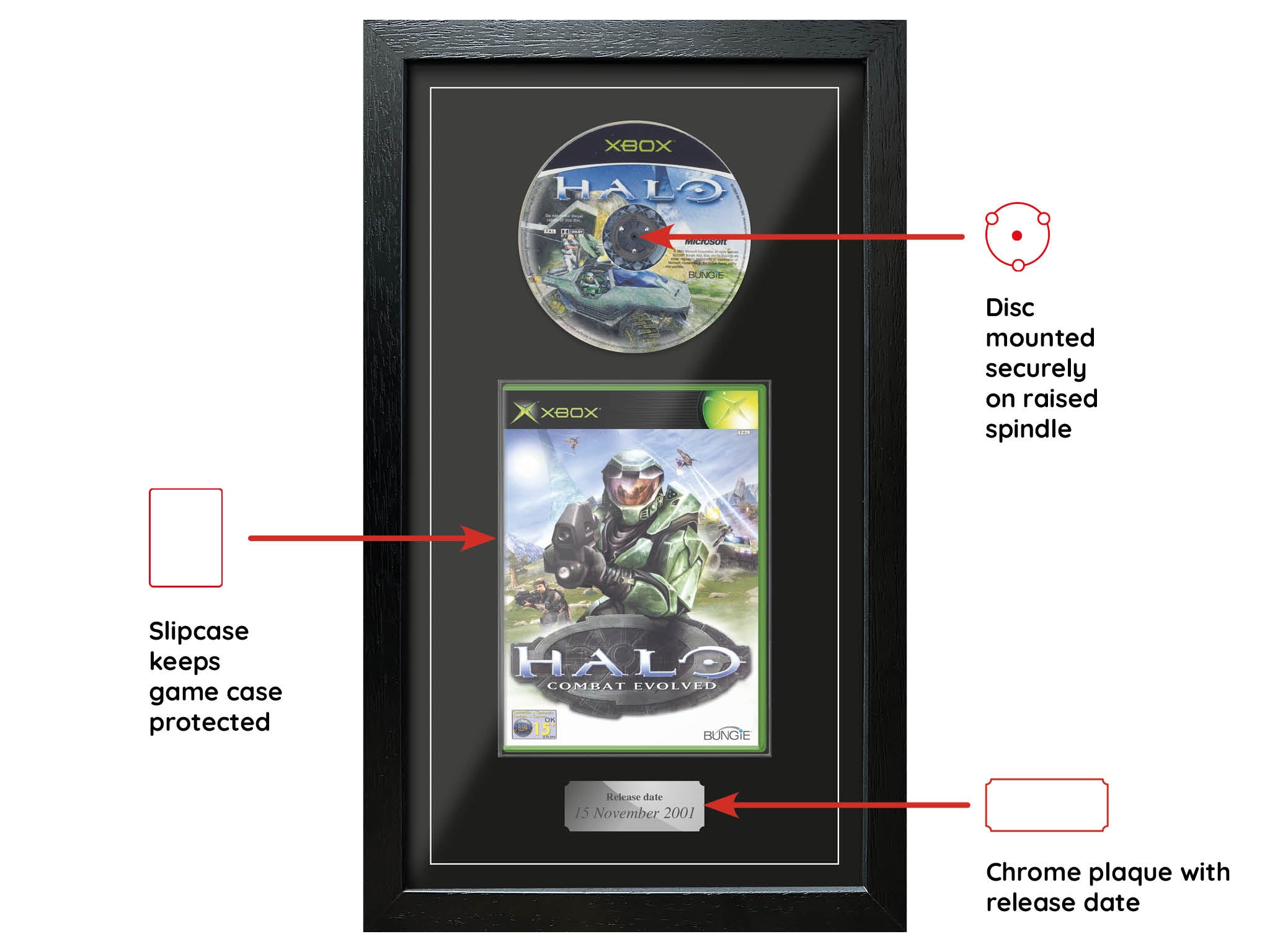 Halo: Combat Evolved (Xbox) Exhibition Range Framed Game