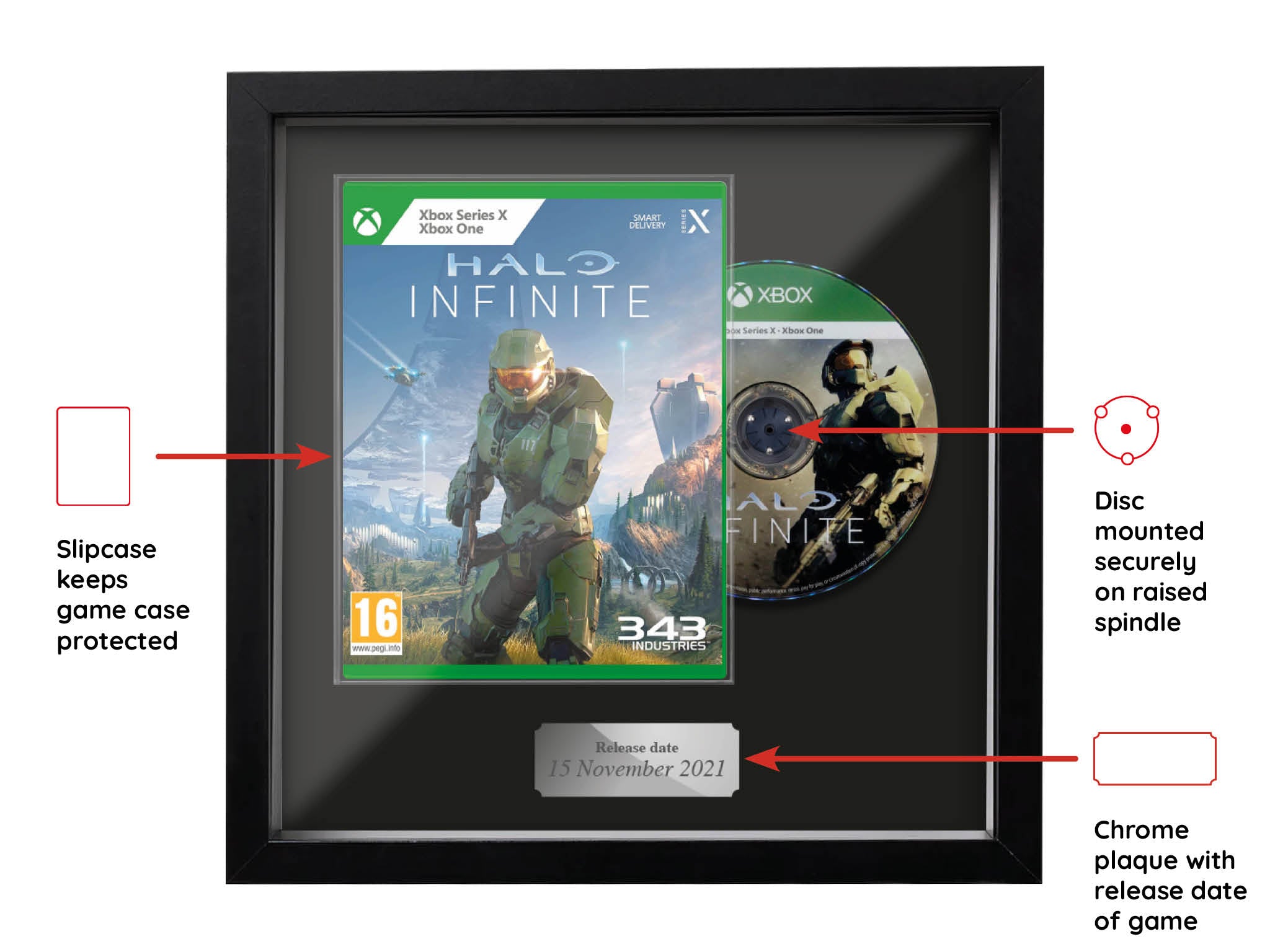 Halo Infinite (Combined Range) Framed Game - Frame-A-Game