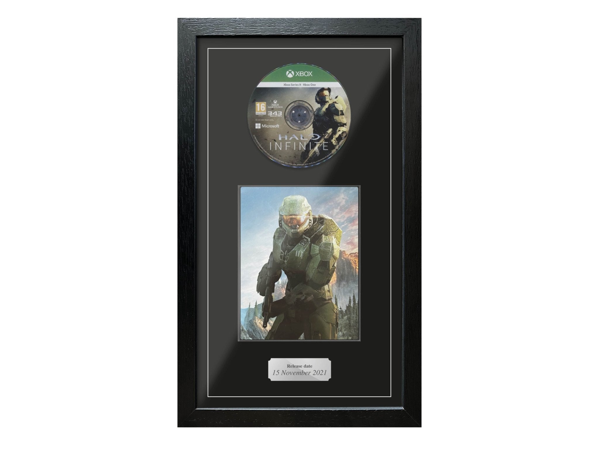 Halo Infinite Steelbook Edition (Exhibition Range) Framed Game - Frame-A-Game