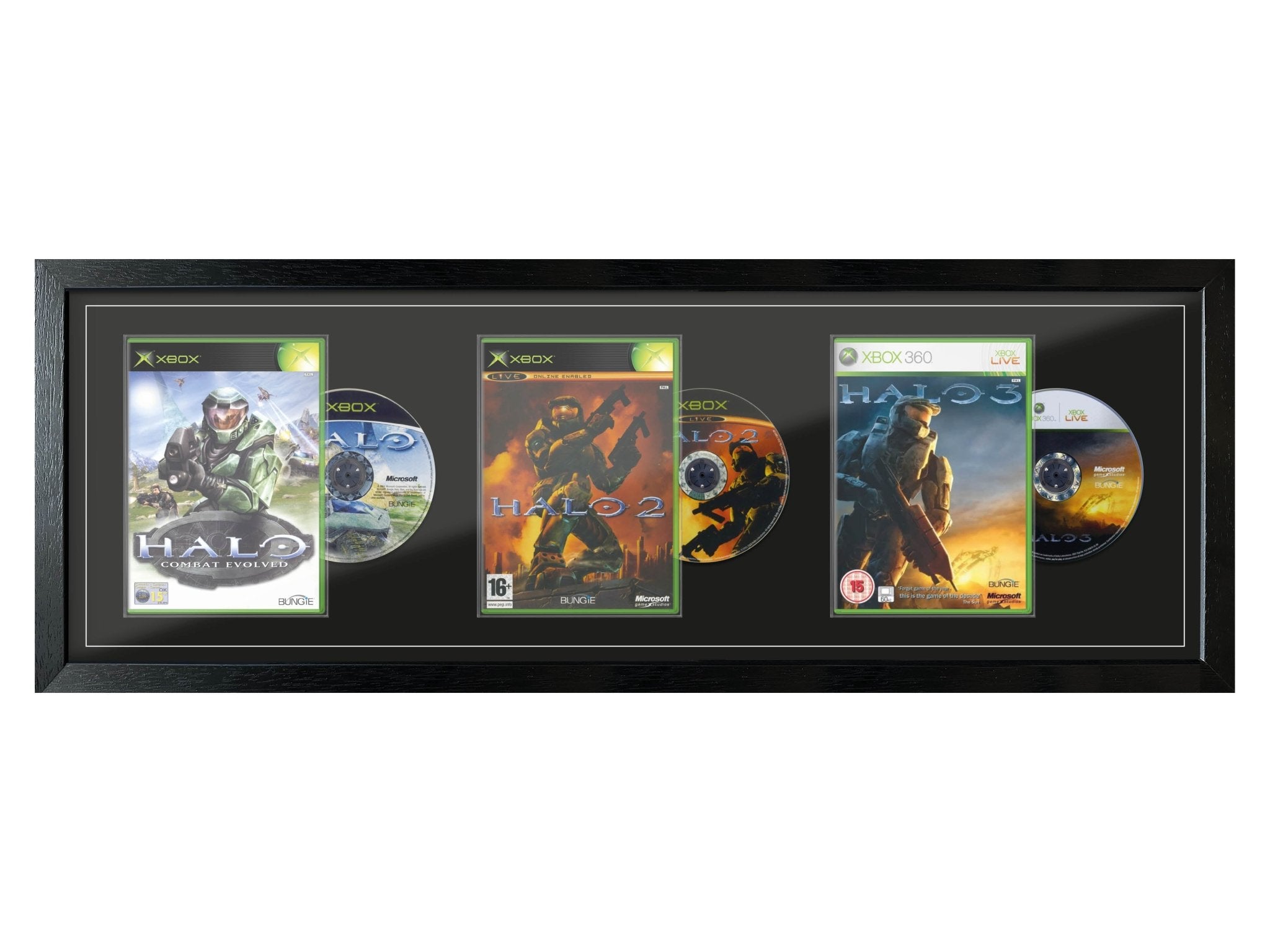 Halo Trilogy (Exhibition Range) Framed Games - Frame-A-Game