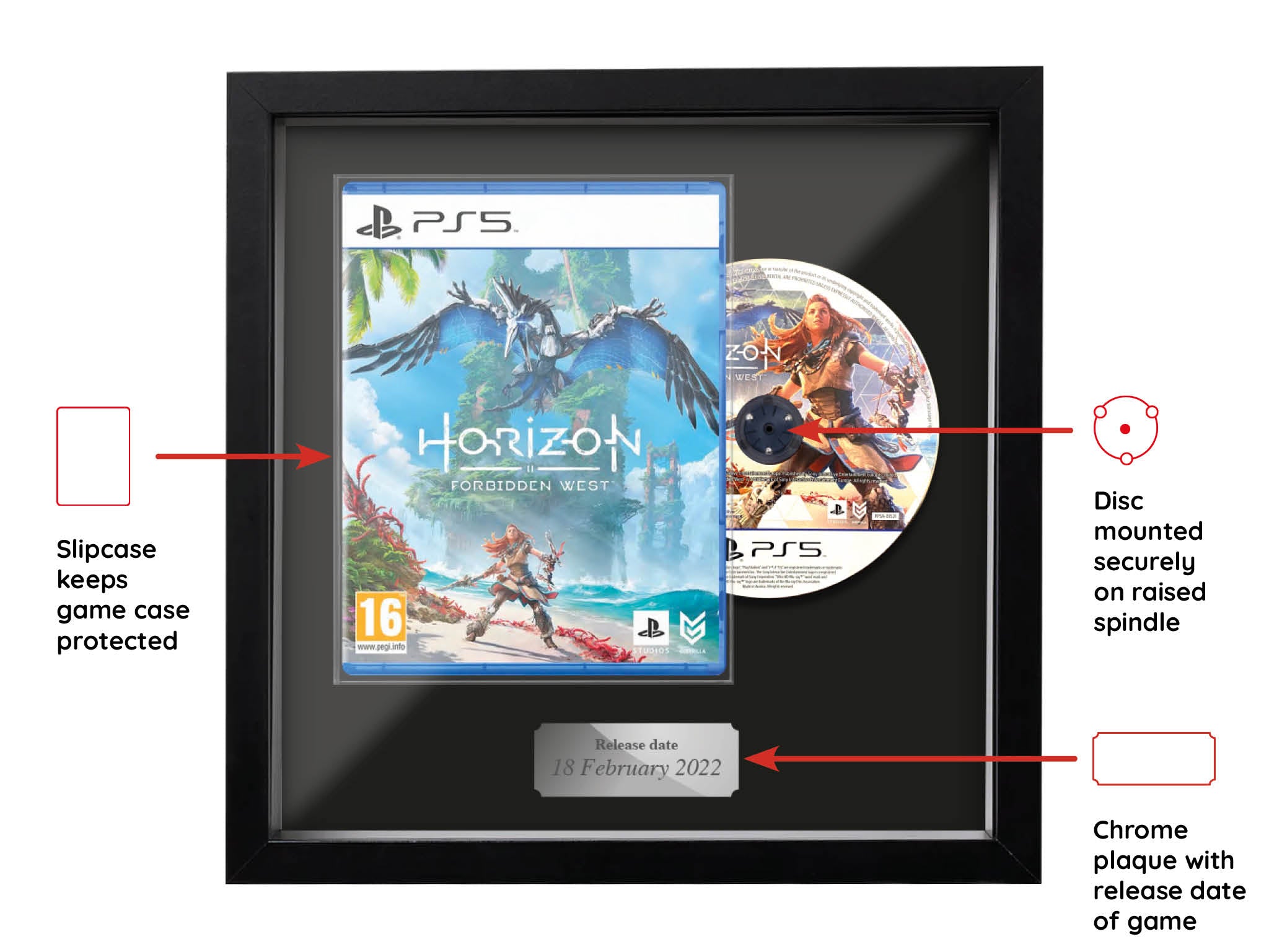 Horizon Forbidden West (Combined Range) Framed Game - Frame-A-Game