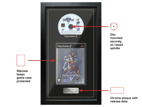 Kingdom Hearts 2 (Exhibition Range) Framed Game - Frame-A-Game