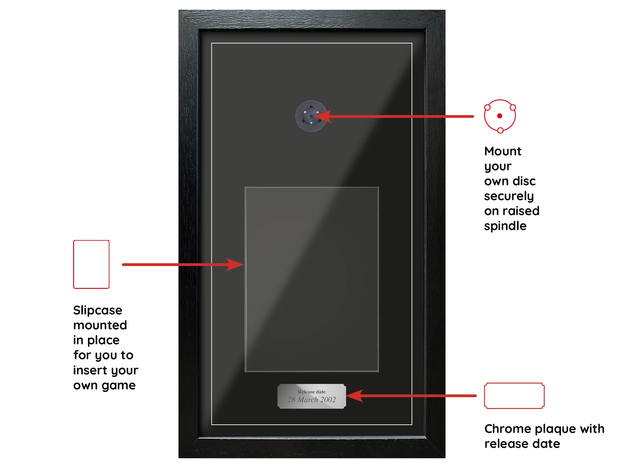 Kingdom Hearts (Exhibition Range) Framed Game - Frame-A-Game