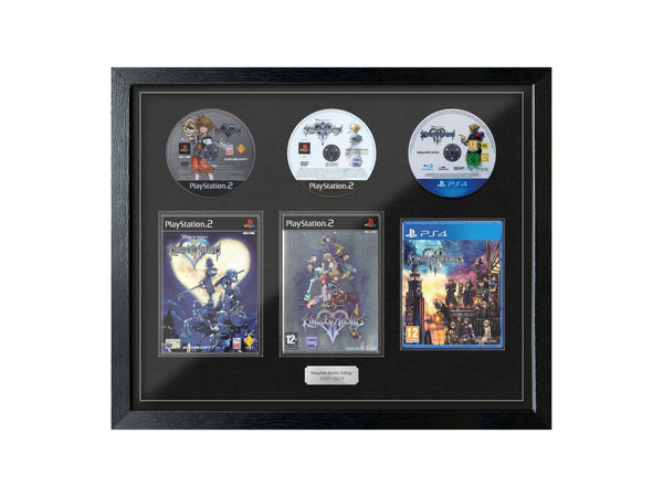 Kingdom Hearts Trilogy (Exhibition Range) Framed Games - Frame-A-Game