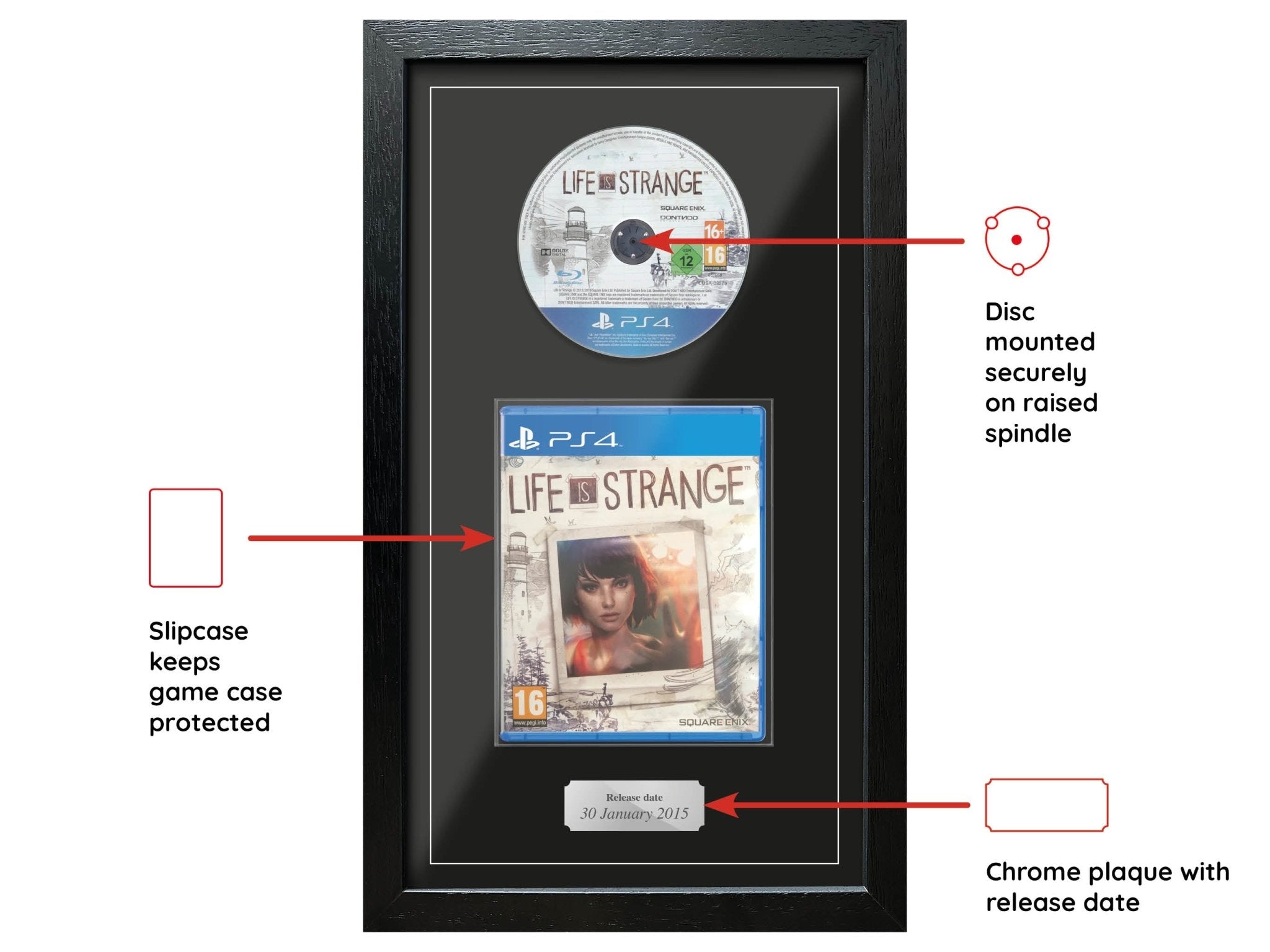 Life Is Strange (Exhibition Range) Framed Game - Frame-A-Game
