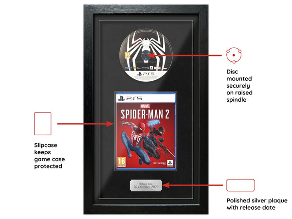 Marvel's Spider-Man 2 (Exhibition Range) Framed Game - Frame-A-Game