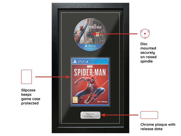 Marvel's Spider-Man (Exhibition Range) Framed Game - Frame-A-Game