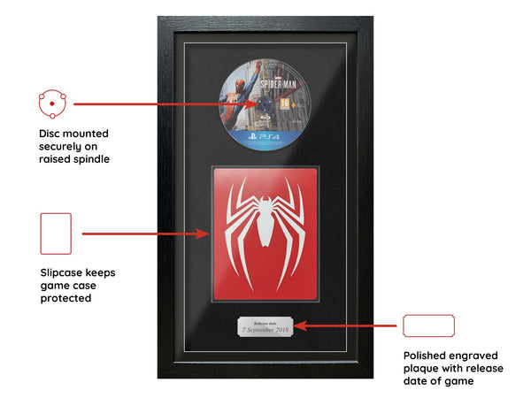 Marvel's Spider-Man Steelbook Edition (Exhibition Range) Framed Game - Frame-A-Game