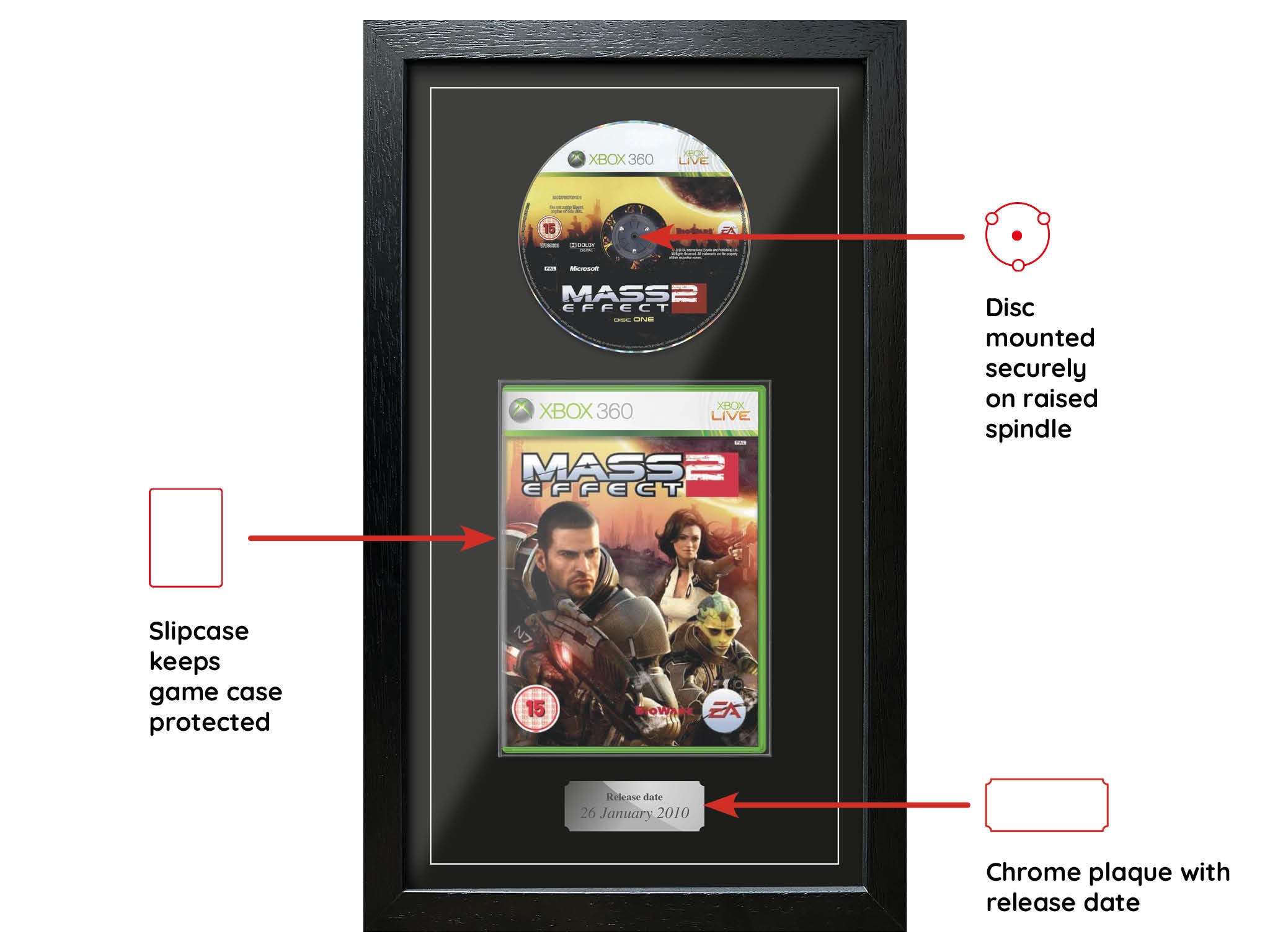 Mass Effect 2 (Exhibition Range) Framed Game - Frame-A-Game