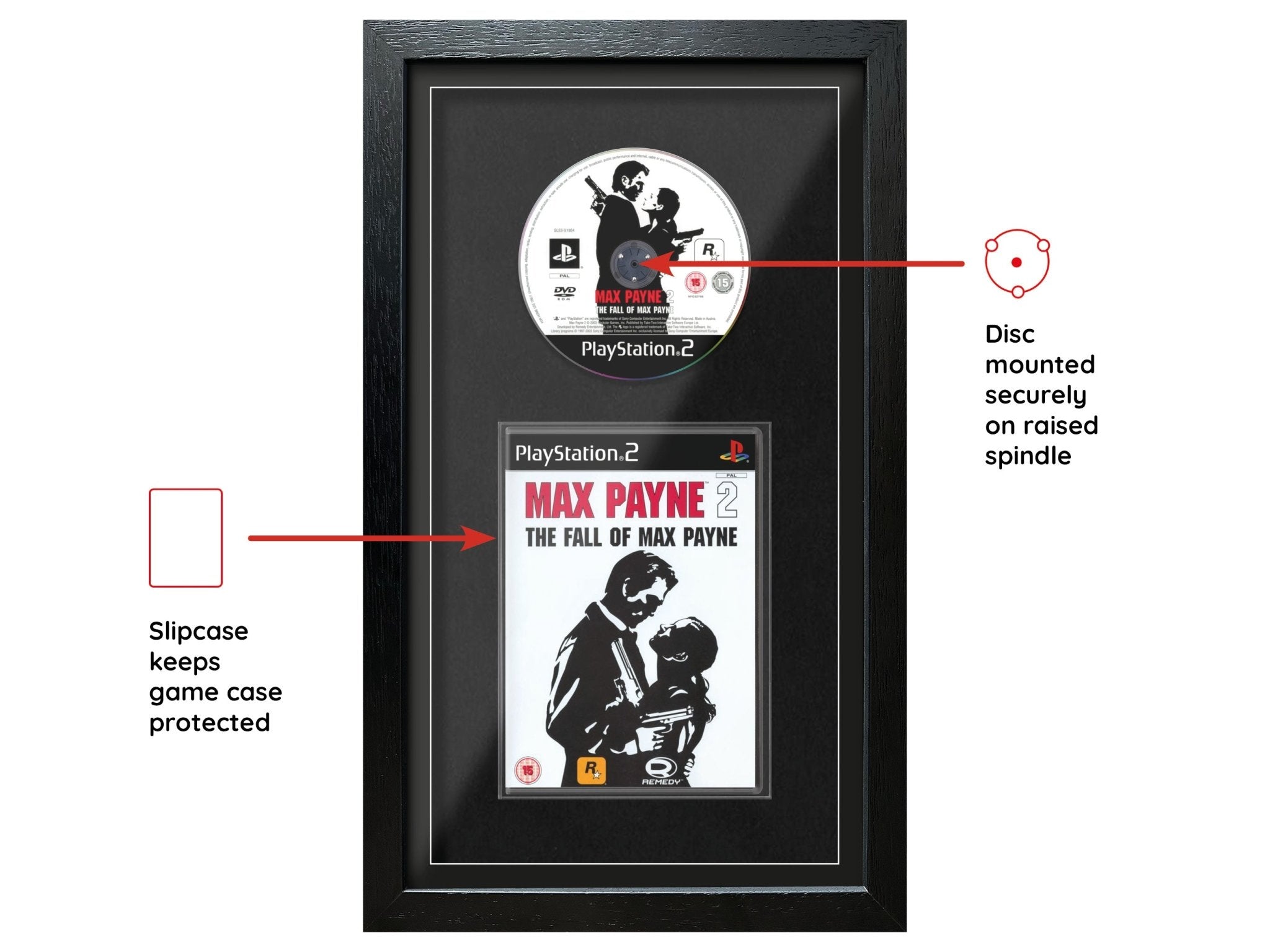 Max Payne 2 (Exhibition Range) Framed Game - Frame-A-Game