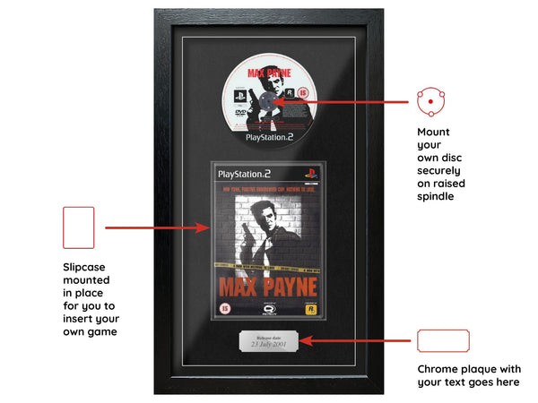 Max Payne (Exhibition Range) Framed Game - Frame-A-Game