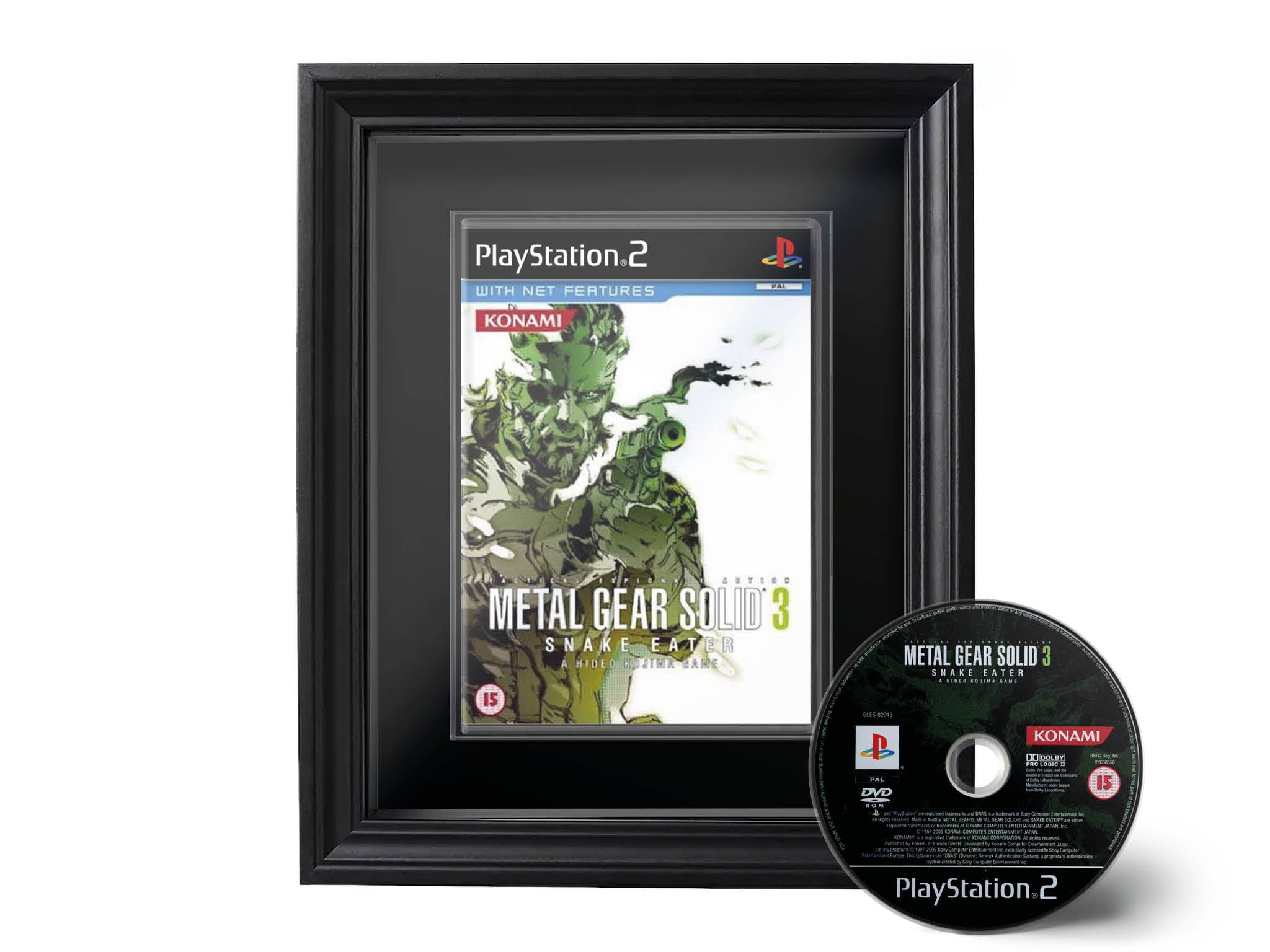 Metal Gear Solid 3 (Showcase Range) Framed Game - Frame-A-Game