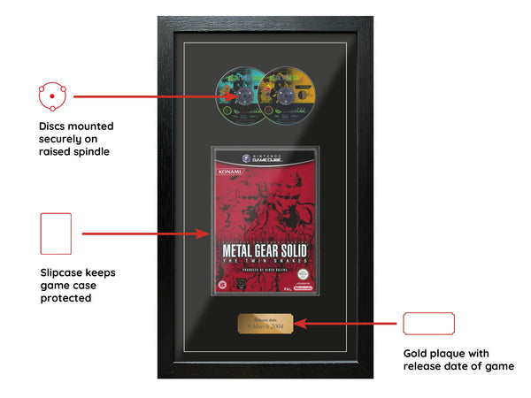 Metal Gear Solid: The Twin Snakes (Exhibition Range) Framed Game - Frame-A-Game