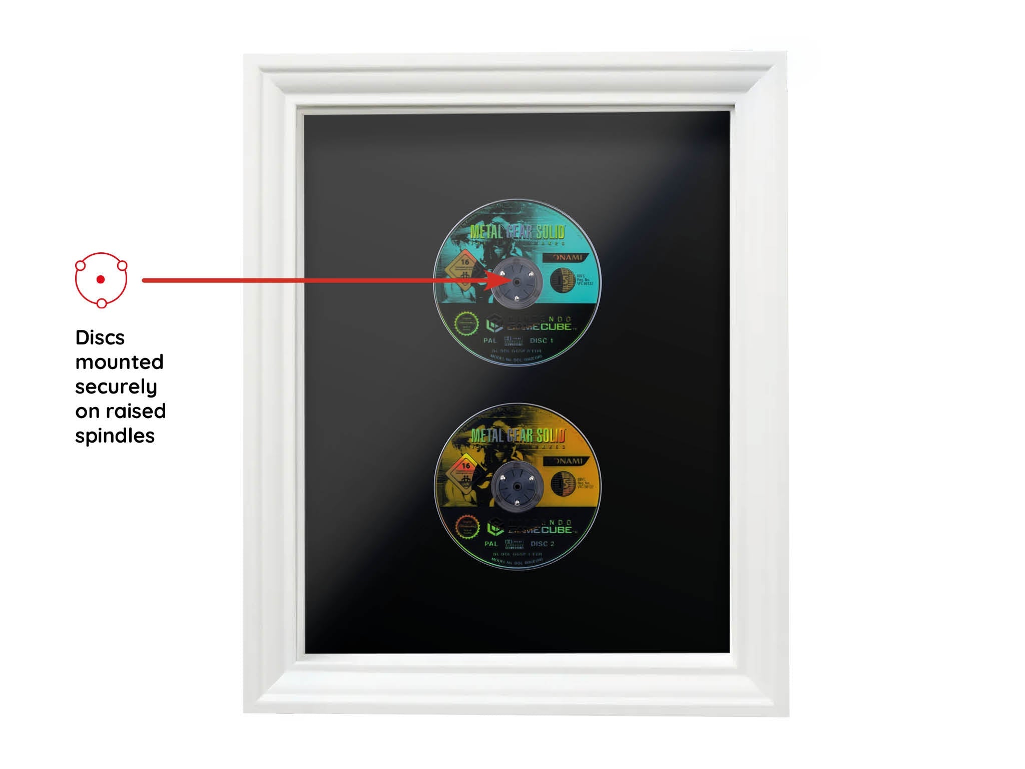 Metal Gear Solid: The Twin Snakes (Showcase Range) Framed Game - Frame-A-Game