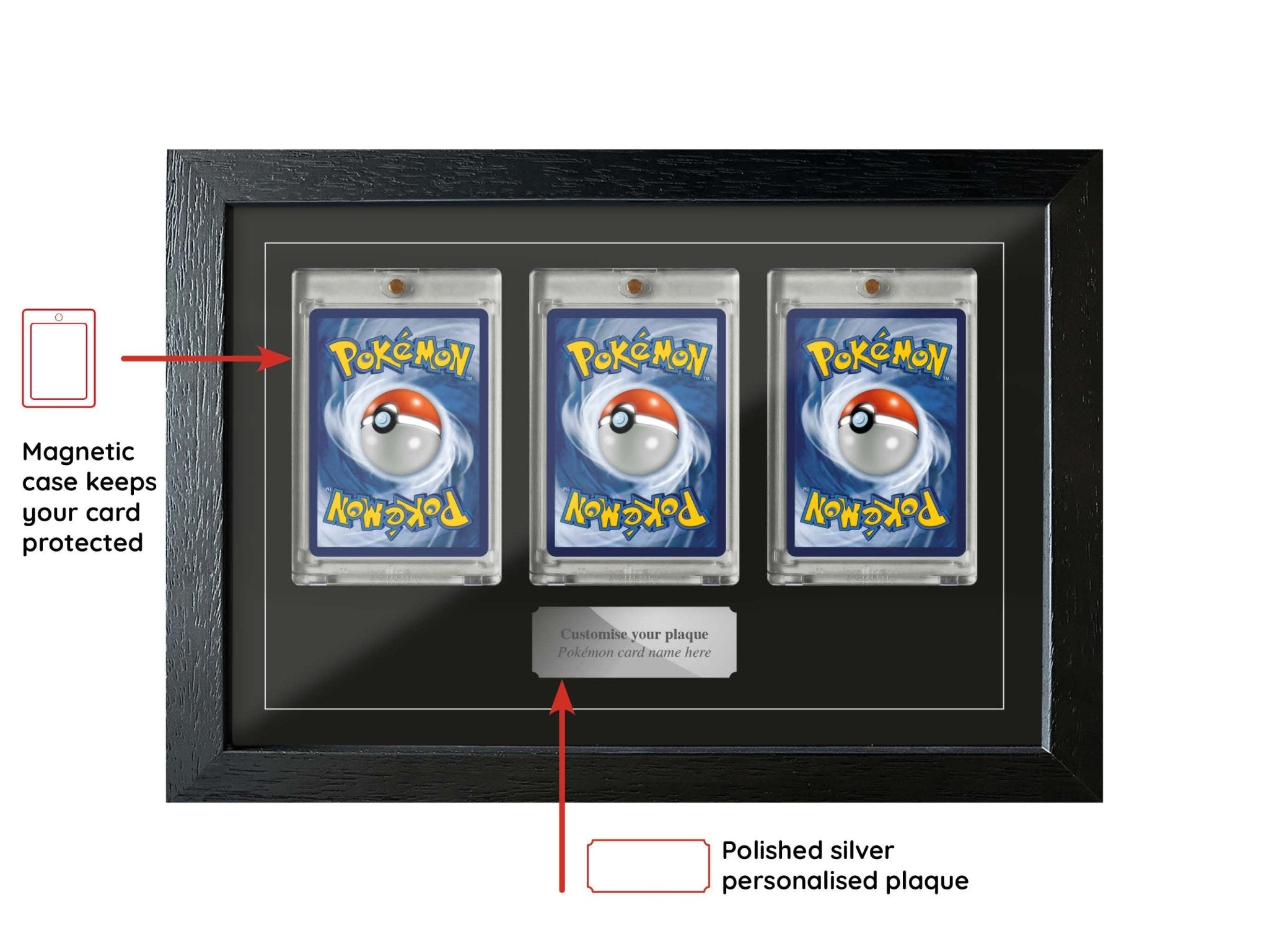 Pokémon Trading Card Game Trio (Exhibition Range) Frame - Frame-A-Game