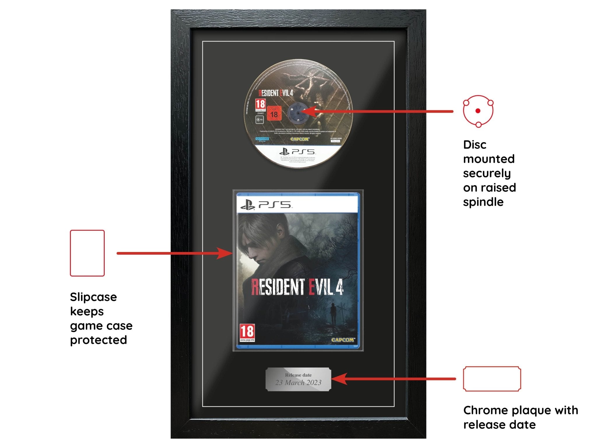 Resident Evil 4 (Exhibition Range) Framed Game - Frame-A-Game
