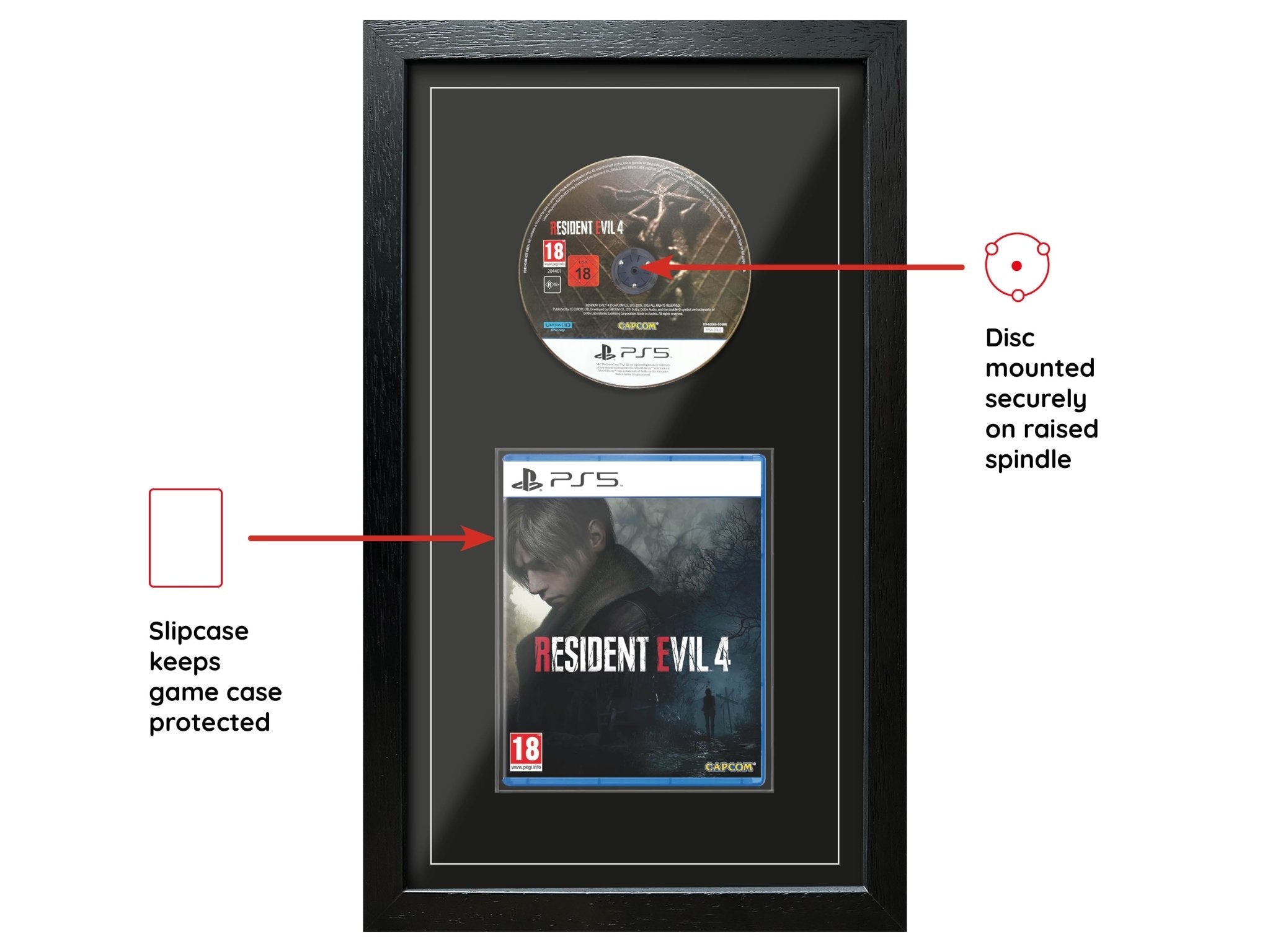 Resident Evil 4 (Exhibition Range) Framed Game - Frame-A-Game