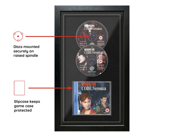 Resident Evil: Code: Veronica (Exhibition Range) Framed Game - Frame-A-Game