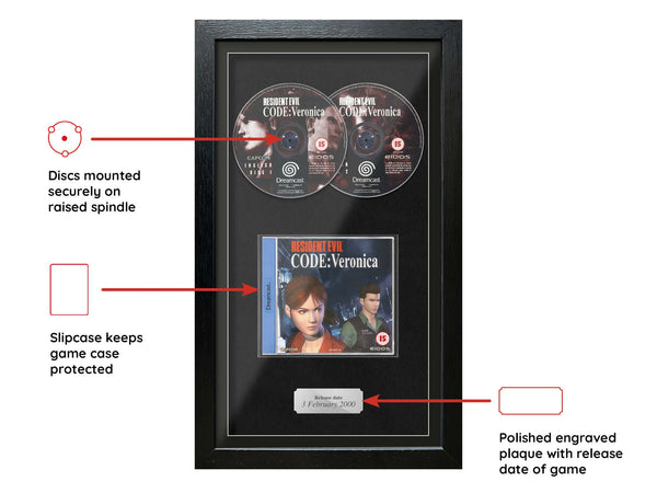 Resident Evil: Code: Veronica (Exhibition Range) Framed Game - Frame-A-Game